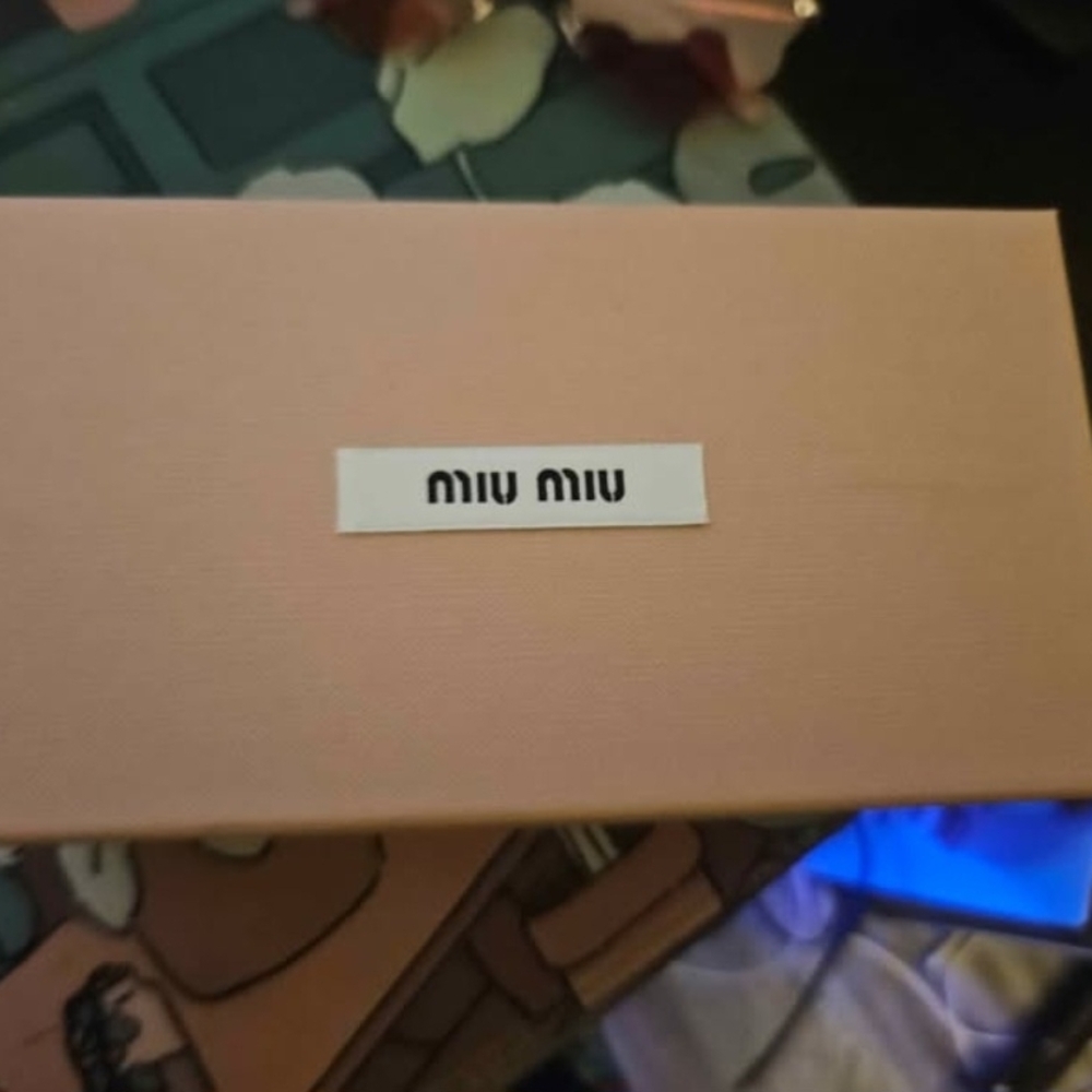 Miu Miu Floral Red Sunglasses - Picture 2 of 5